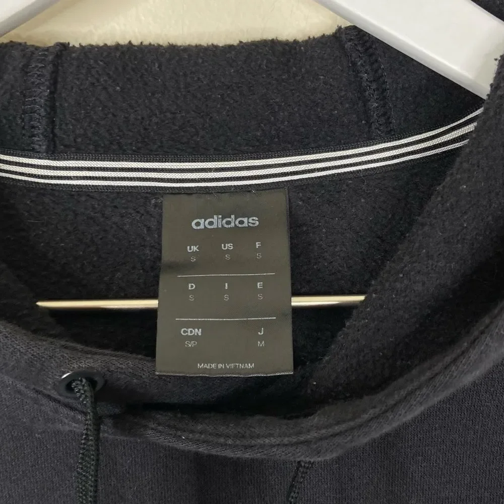 Adidas Men’s Essentials 3-Stripes Pullover Hoodie Size Small